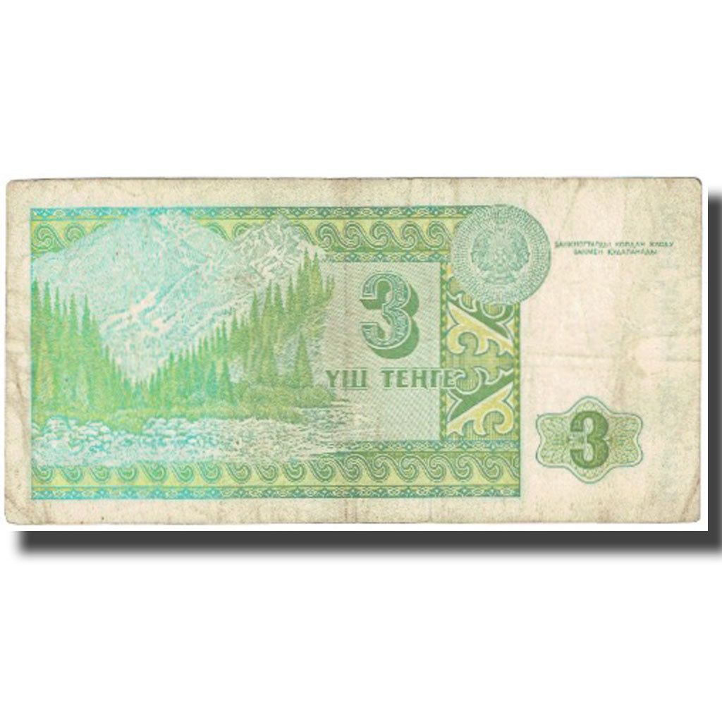billete de banco, 
  
  Kazajstán, 
  
  3 tenge