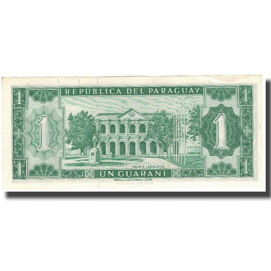 billete de banco, 
  
  paraguay, 
  
  1 guaraní