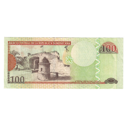 Billete, República Dominicana, 

100 Pesos Oro