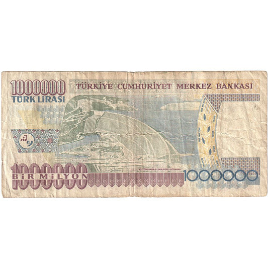 Turquía, 

1000000 liras, 

14/10/1970