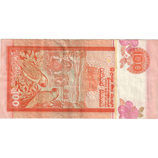 Sri Lanka, 

100 rupias, 

2006