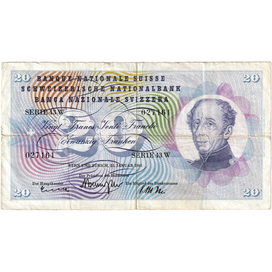 Suiza, 

20 de febrero de 1965