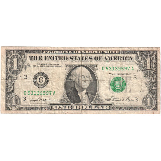 Estados Unidos, 

1 dólar, 

1981