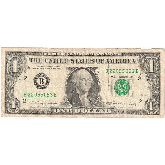 Estados Unidos, 

Un dólar, 

1988