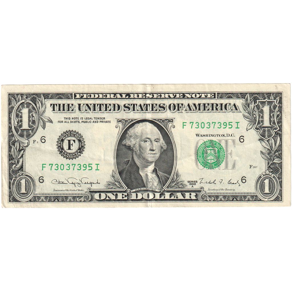 Estados Unidos, 

Un dólar, 

1988A