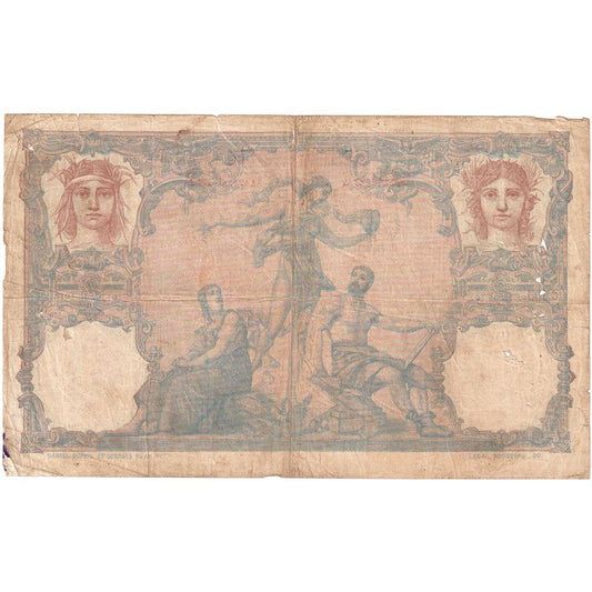 Madagascar, 

100 francos, 

1893