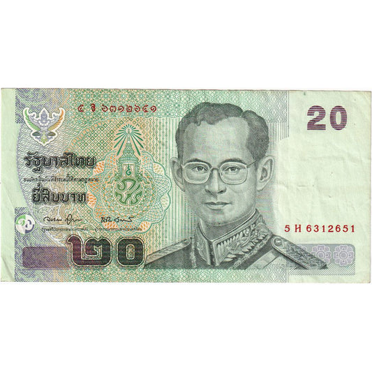 Tailandia, 

20 baht, 

EF(40-45)