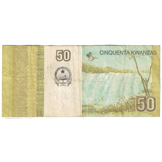 billete de banco, 
  
  Angola, 
  
  50 kwanzas