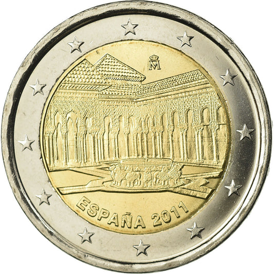 España, 

2 euros, 

2011