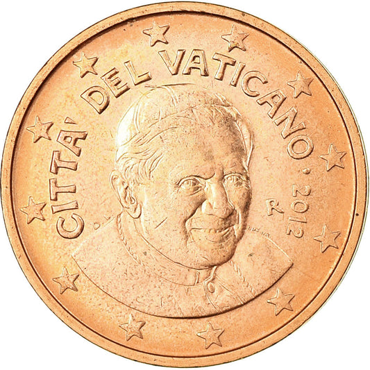 CIUDAD DEL VATICANO, 

2 céntimos de euro, 

2012