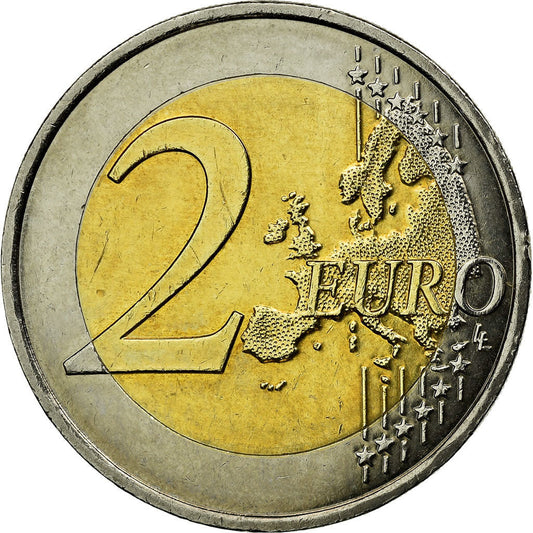 Francia,

2 euros,

Amistad franco-alemana