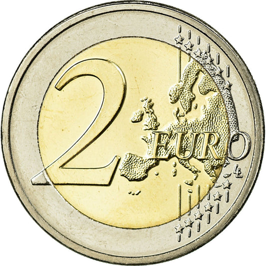 Luxemburgo, 
  
  2 euros, 
  
  15º aniversario del coronamiento del gran duque Enrique