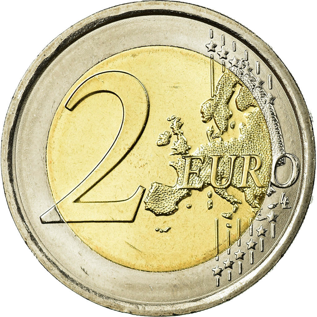 Italia, 
  
  2 euros, 
  
  450 aniversario de GALILEO GALILEI