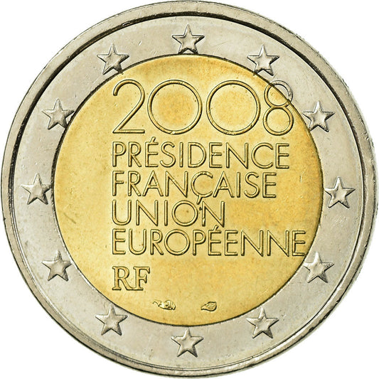 Francia,

2 euros,

Presidente de la Unión Europea