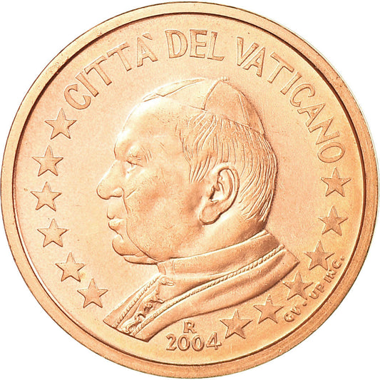 Vaticano, 

2 céntimos de euro, 

2004