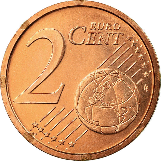 San Marino, 
  
  2 céntimos de euro, 
  
  2007