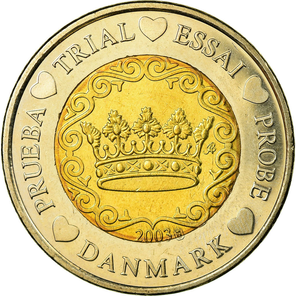 Dinamarca, 

2 euros, 

2003
