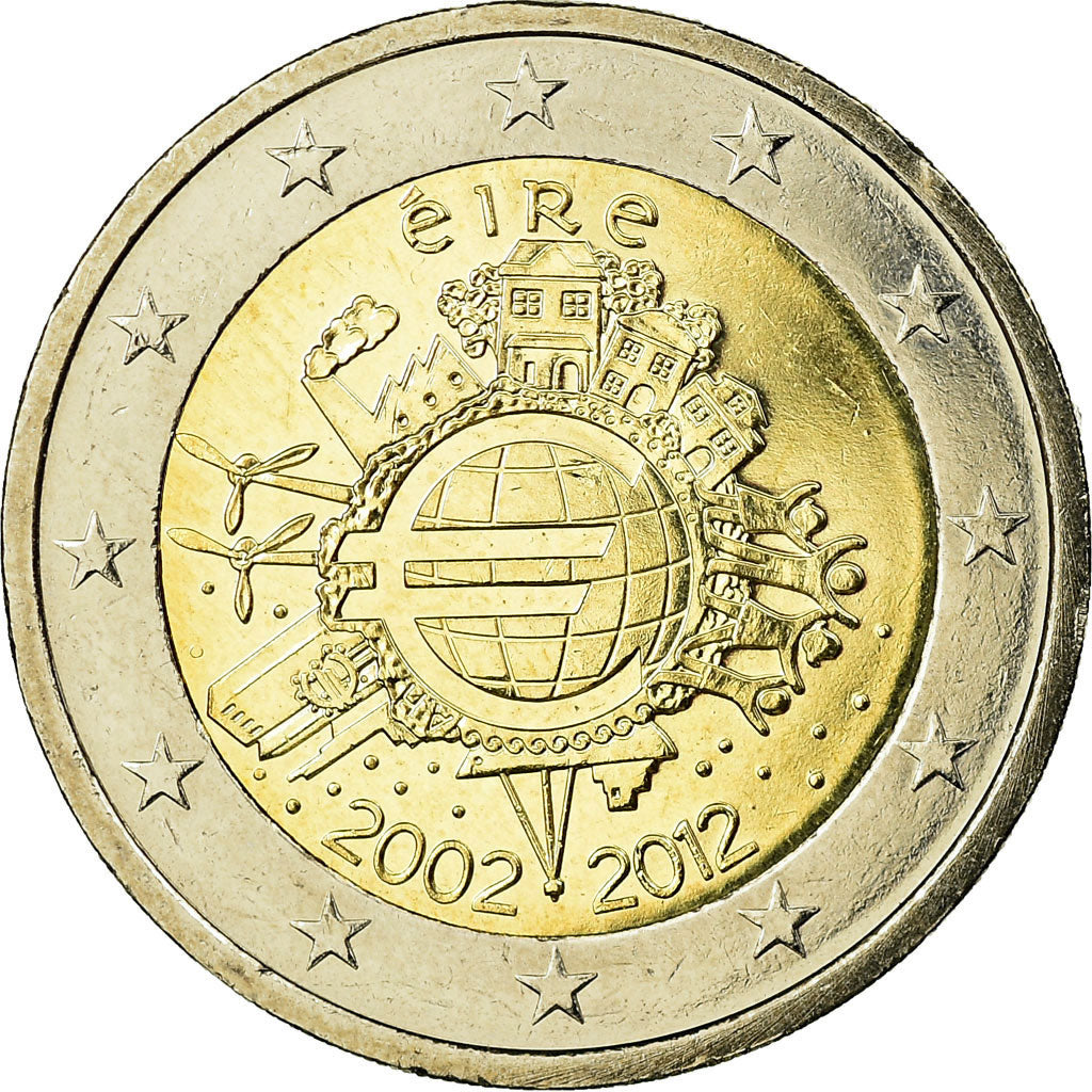 REPÚBLICA DE IRLANDA, 

2 euros, 

2012