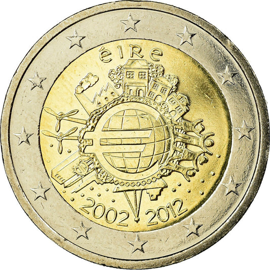 REPÚBLICA DE IRLANDA, 

2 euros, 

2012