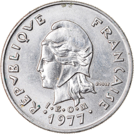 Moneda de Nueva Caledonia de 10 francos
