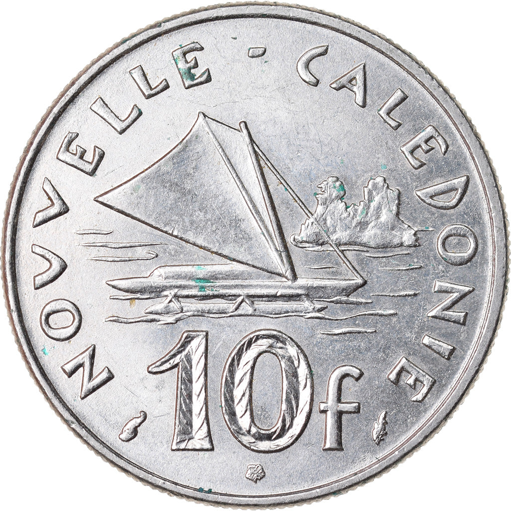 Moneda de Nueva Caledonia de 10 francos