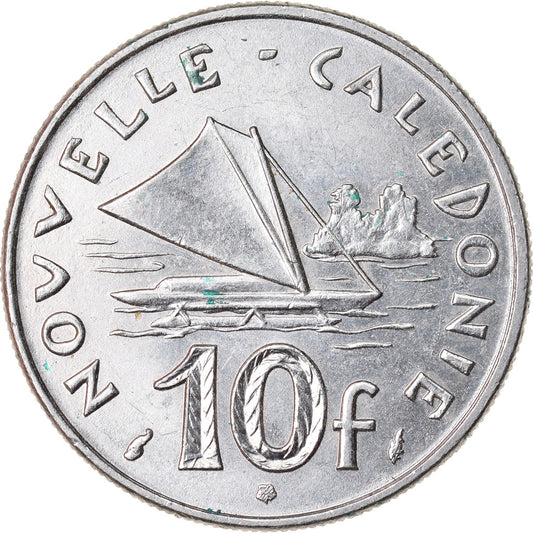 Moneda de Nueva Caledonia de 10 francos