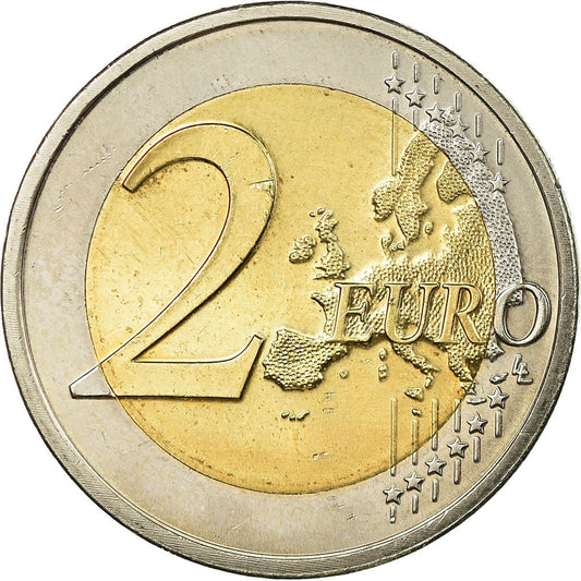 Eslovenia, 
  
  2 euros, 
  
  500 aniversario del nacimiento de primoz tubar