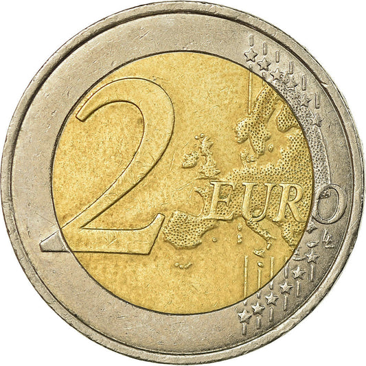 Francia, 
  
  2 euros, 
  
  El tratado de Roma