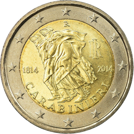 Italia, 
  
  2 euros, 
  
  Carabineros