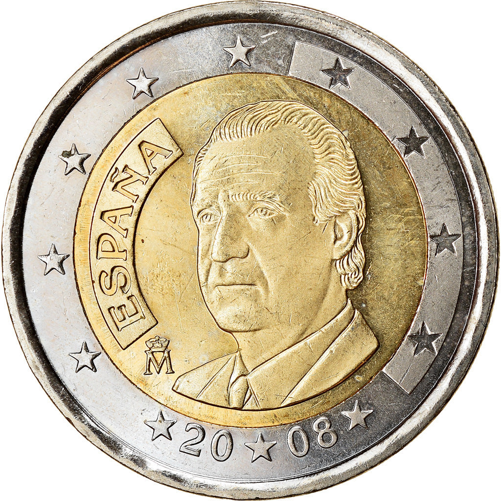 España, 

2 euros, 

2008