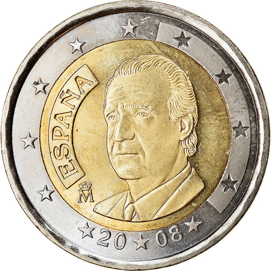 España, 

2 euros, 

2008
