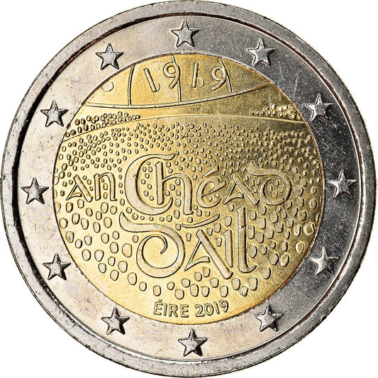 REPÚBLICA DE IRLANDA, 
  
  2 euros, 
  
  Dáil Éireann