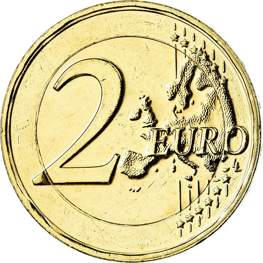 Luxemburgo, 
  
  2 euros, 
  
  200 años Guillaume II