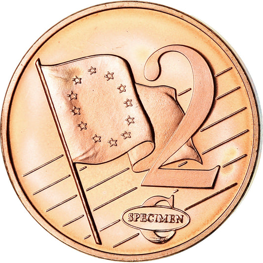 Suecia, 

2 céntimos de euro, 

2003