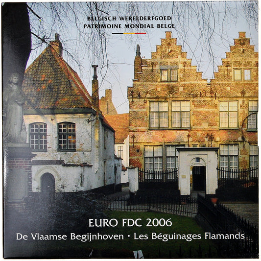 Bélgica, 
  
  1 céntimo a 2 euros, 
  
  Les Beguinages Flamands