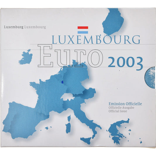 Luxemburgo,

1 céntimo a 2 euros,

2003