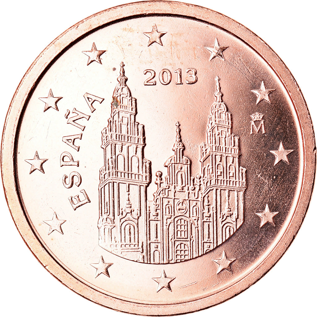 España, 

2 céntimos de euro, 

2013