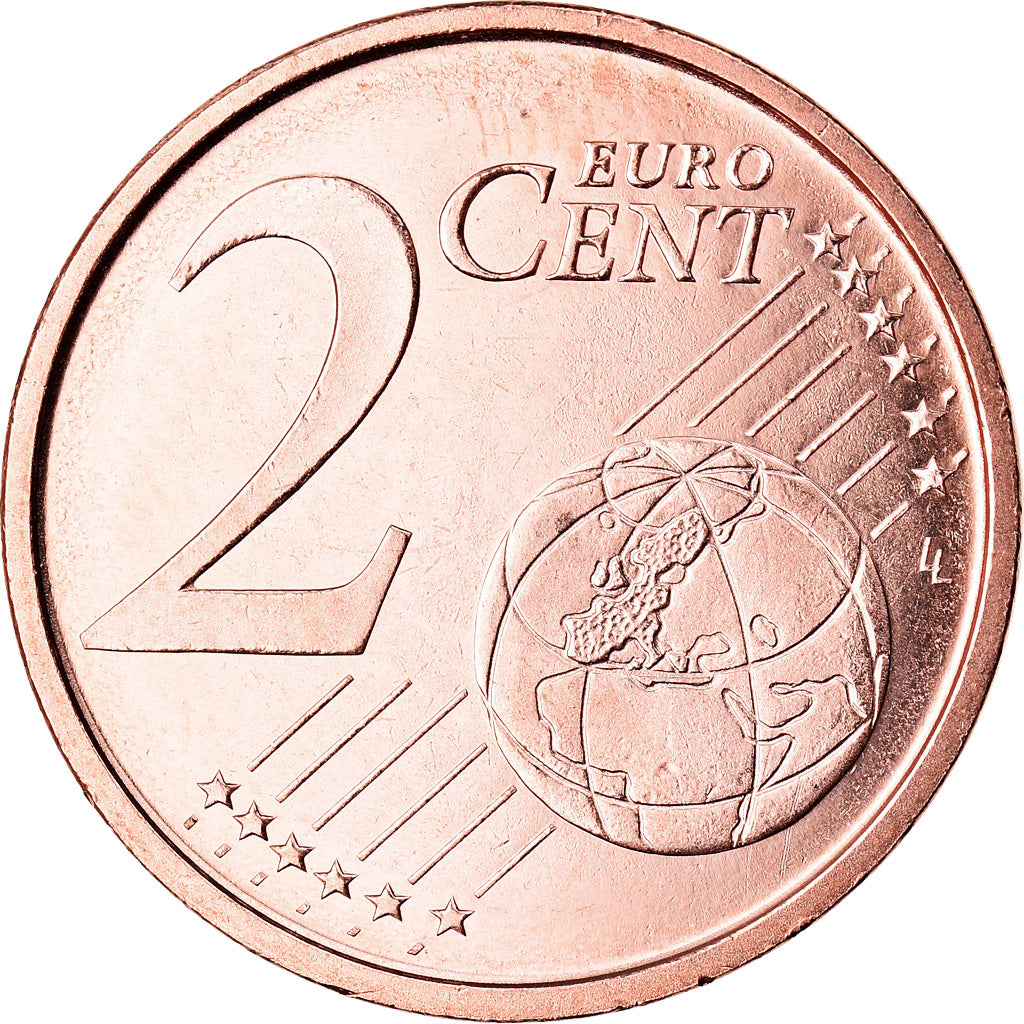 España, 

2 céntimos de euro, 

2017