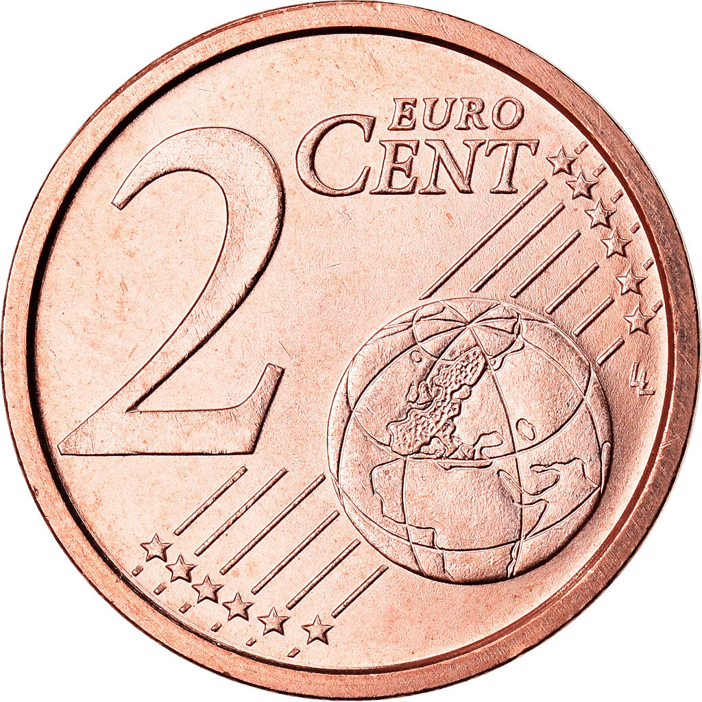Italia, 

2 céntimos de euro, 

2010
