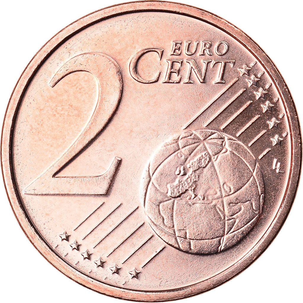 Luxemburgo, 
  
  2 céntimos de euro, 
  
  2015
