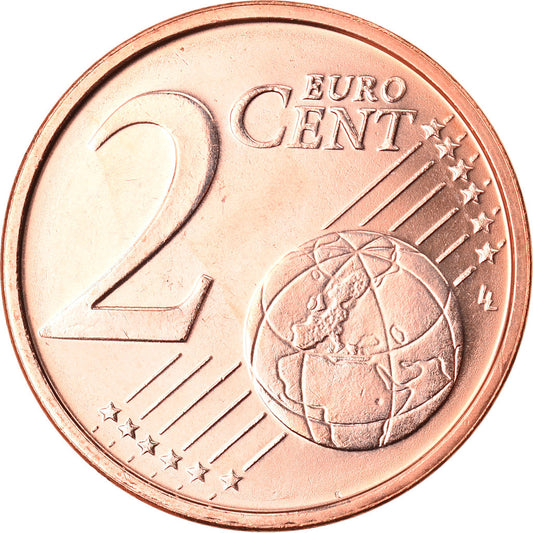 Luxemburgo, 
  
  2 céntimos de euro, 
  
  2016