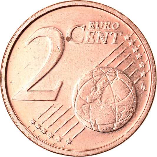 Luxemburgo, 
  
  2 céntimos de euro, 
  
  2018