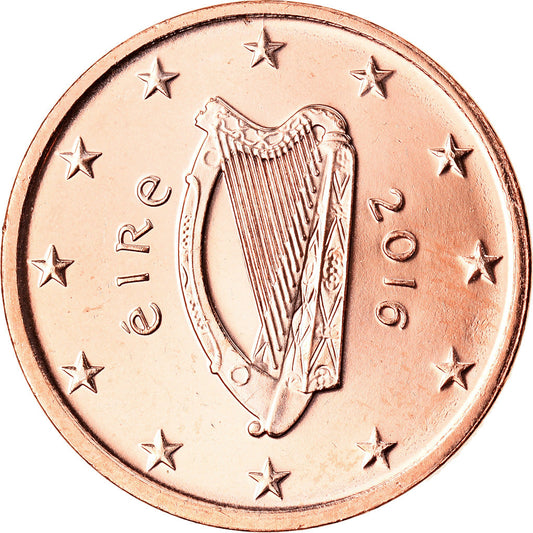 REPÚBLICA DE IRLANDA,

2 céntimos de euro,

2016