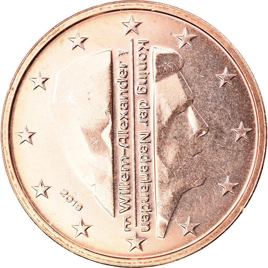 Países Bajos, 

2 céntimos de euro, 

2019