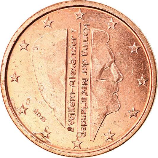 Países Bajos, 

2 céntimos de euro, 

2015
