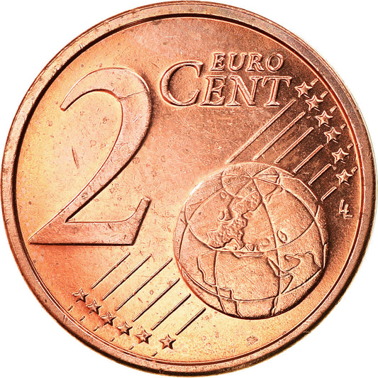 Países Bajos, 

2 céntimos de euro, 

2015
