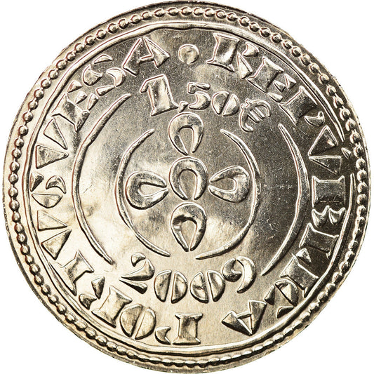 Portugal, 
  
  1-1/2 euros, 
  
  EM(63)