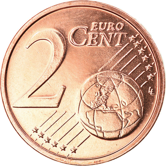 Países Bajos, 

2 céntimos de euro, 

2018