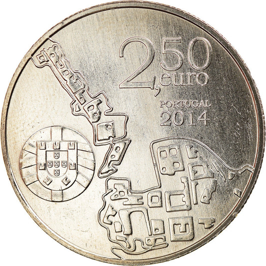Portugal, 
  
  2-1/2 euros, 
  
  Universidad de Coimbra
