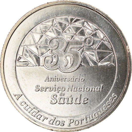 Portugal, 
  
  2-1/2 euros, 
  
  35 Jahre Gesundheitsservice